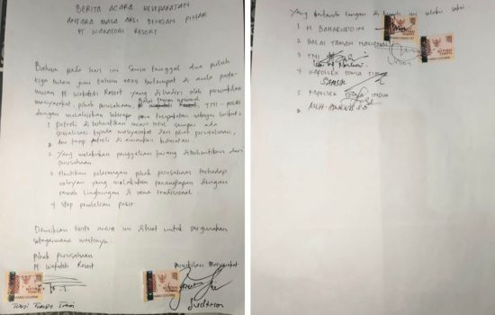 Titik Terang bagi Nelayan Tomia: Kesepakatan dengan PT. Wakatobi Dive Resort