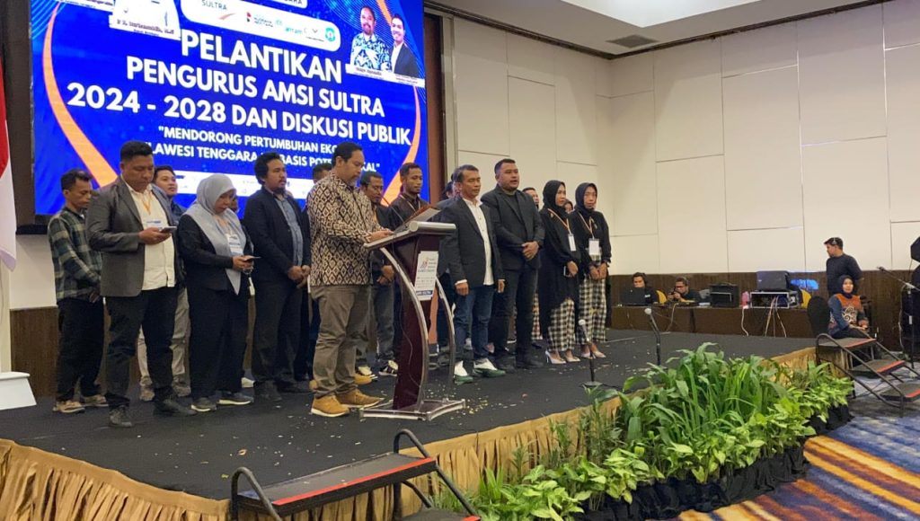 Pengurus AMSI Sultra Periode 2024-2029 Resmi Dilantik