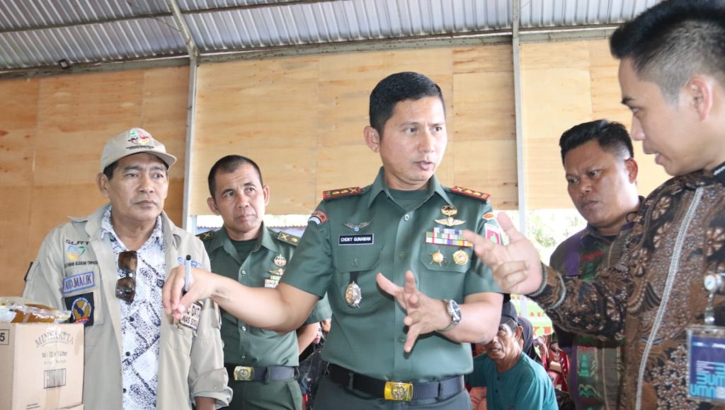 Dandim 1412/Kolaka Vicon Bersama Kemenhan, Panglima TNI, dan Dirut Bulog
