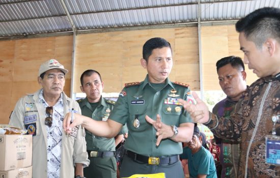 Dandim 1412/Kolaka Vicon Bersama Kemenhan, Panglima TNI, dan Dirut Bulog