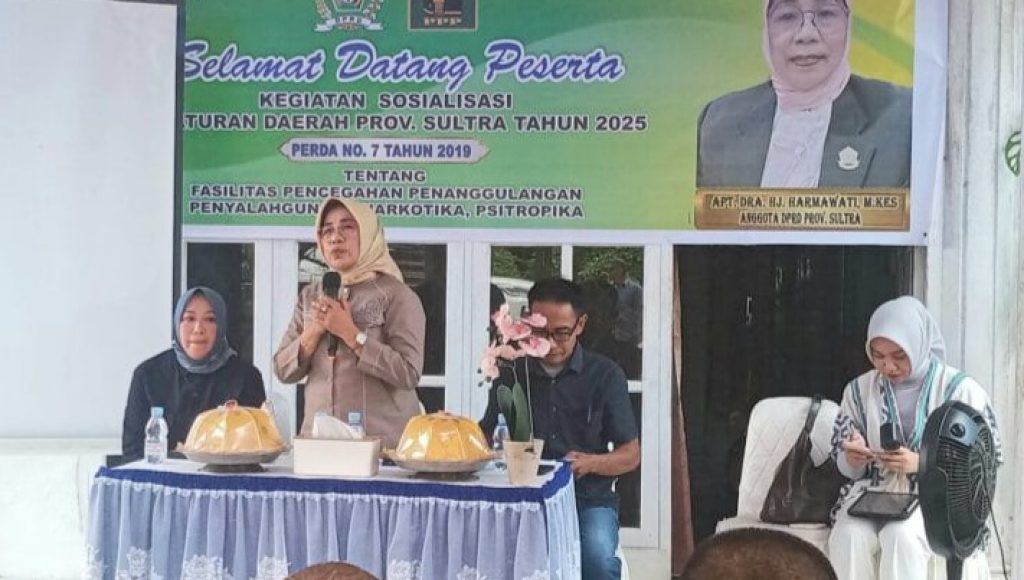 Anggota Komisi IV DPRD Sultra Harmawati Sosialisasi Perda Pencegahan Narkoba: Benteng Ketahanan Keluarga