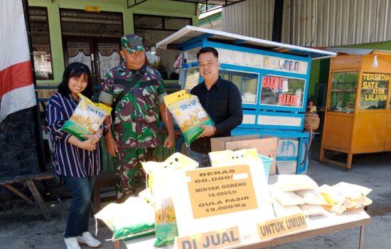 Kodim 1412/Kolaka Bantu Pemerintah Kendalikan Inflasi Daerah Melalui Penyaluran Beras SPHP