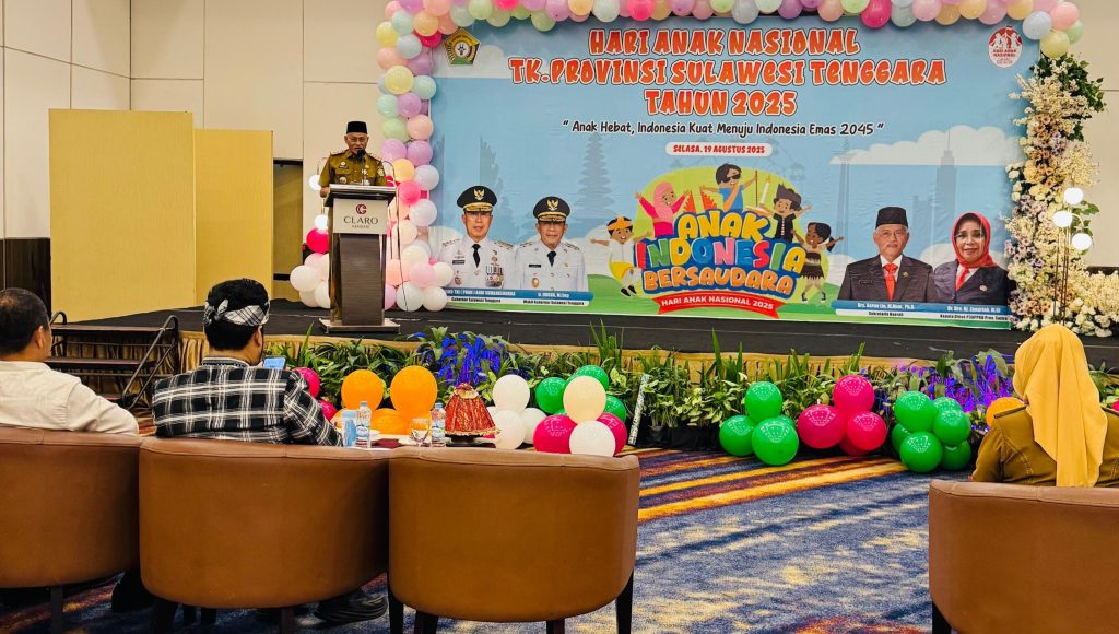 Sambutan Hangat Gubernur Sulawesi Tenggara di Peringatan Hari Anak Nasional 2025