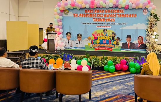 Sambutan Hangat Gubernur Sulawesi Tenggara di Peringatan Hari Anak Nasional 2025
