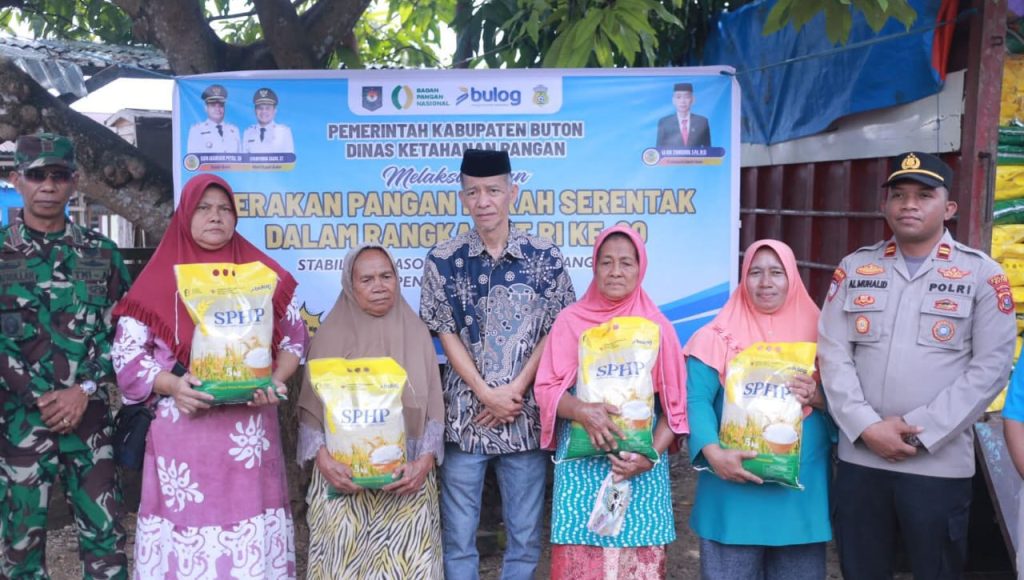 Sinergi Pemkab dan Polres Buton, Gelar Pasar Murah di Baruga Takimpo