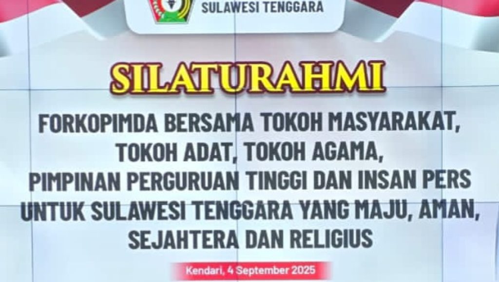 Sultra Bersatu: Gubernur Ajak Tokoh Daerah Jaga Kondusifitas