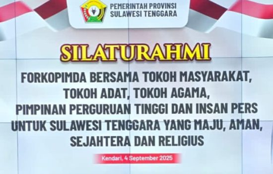 Sultra Bersatu: Gubernur Ajak Tokoh Daerah Jaga Kondusifitas