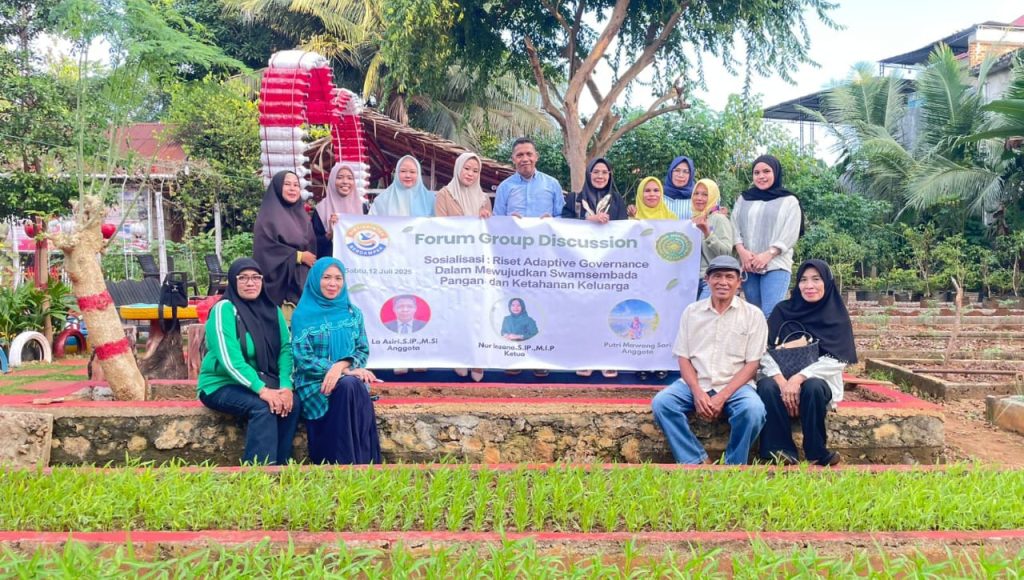 FGD Bersama Nur Inzana: Riset Adaptive Governance Mewujudkan Swasembada Dan Ketahanan Pangan