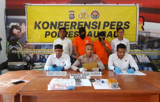 Peredaran Narkoba di Baubau Terbongkar, Dua Pengedar dan Ratusan Gram Sabu Diamankan