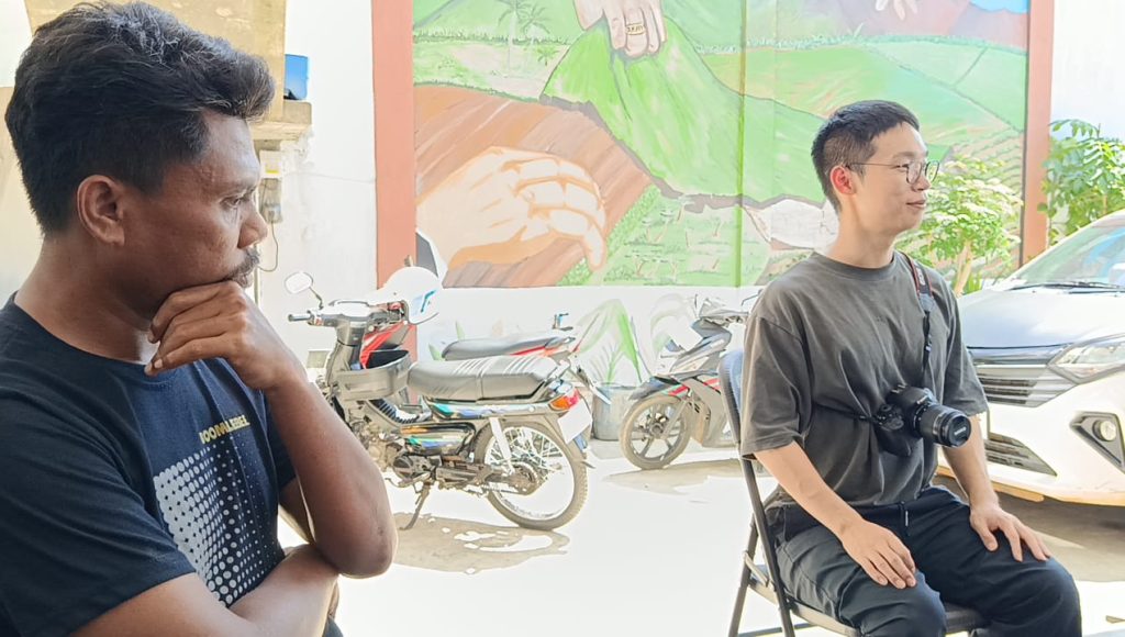 Jurnalis Korea Temui Dirut dan Redaktur Media Online Tegas.co di Kendari
