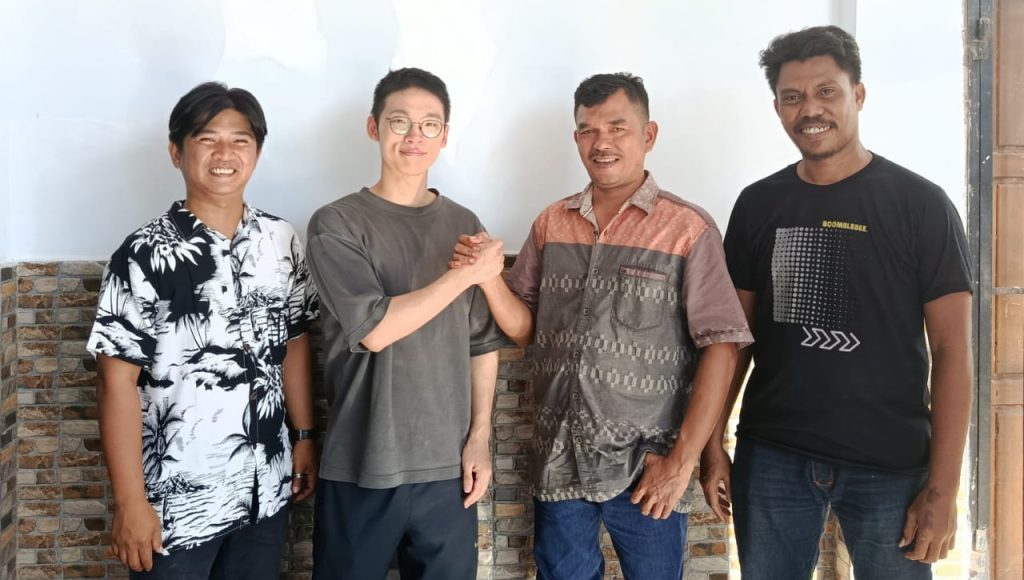 Jurnalis Korea Temui Dirut dan Redaktur Media Online Tegas.co di Kendari