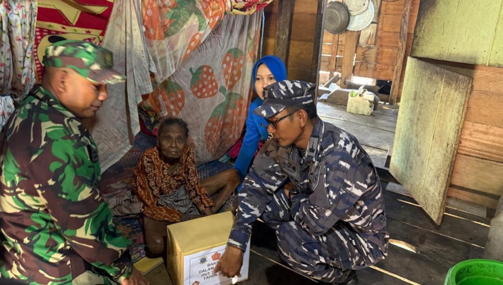TNI AL Baubau Gelar Baksos di Pesisir Buton, Siap Sambut HUT ke-80