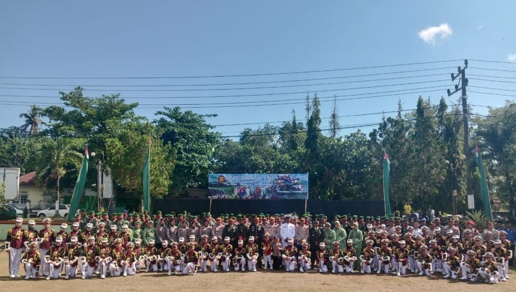 Semangat Kebersamaan Warnai HUT TNI ke-80 di Kodim 1413/Buton