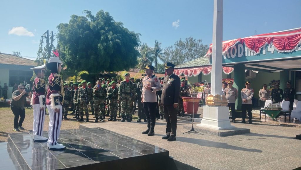 Semangat Kebersamaan Warnai HUT TNI ke-80 di Kodim 1413/Buton