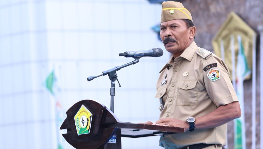 Fasikin Pimpin Apel Gabungan, Tekankan Disiplin dan Sukseskan STQH Nasional
