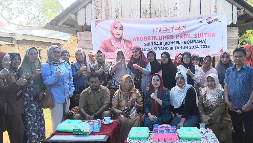 Tya Roysman Reses di Bombana, Masyarakat Desa Keluhkan Jaringan Internet