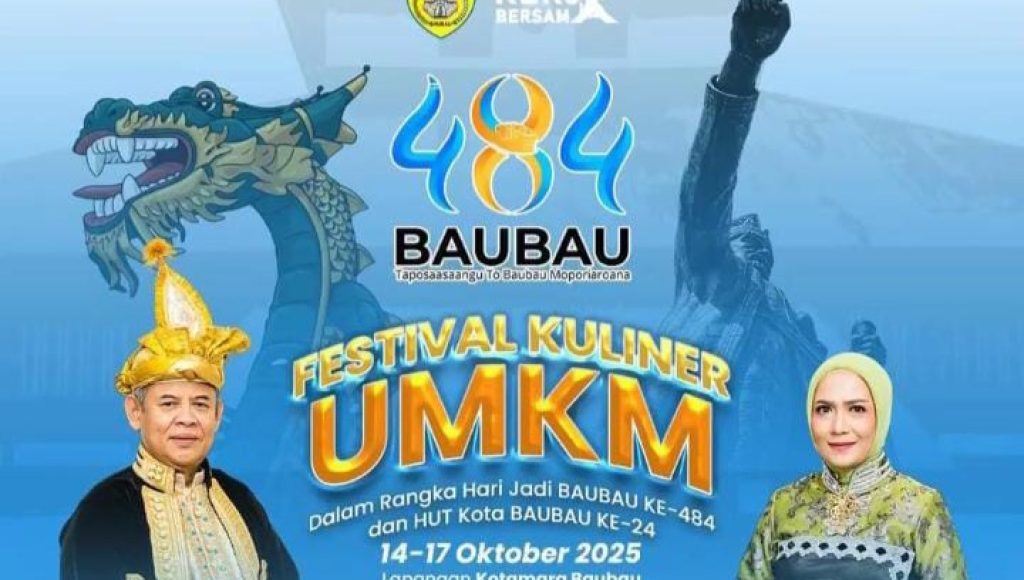 Baubau Rayakan Hari Jadi ke-484 dengan Semarak Tradisi, UMKM, dan Wisata Budaya