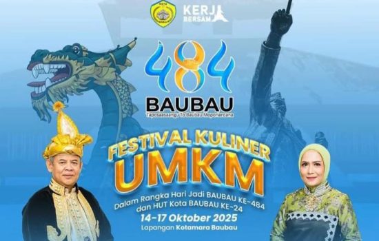 Baubau Rayakan Hari Jadi ke-484 dengan Semarak Tradisi, UMKM, dan Wisata Budaya
