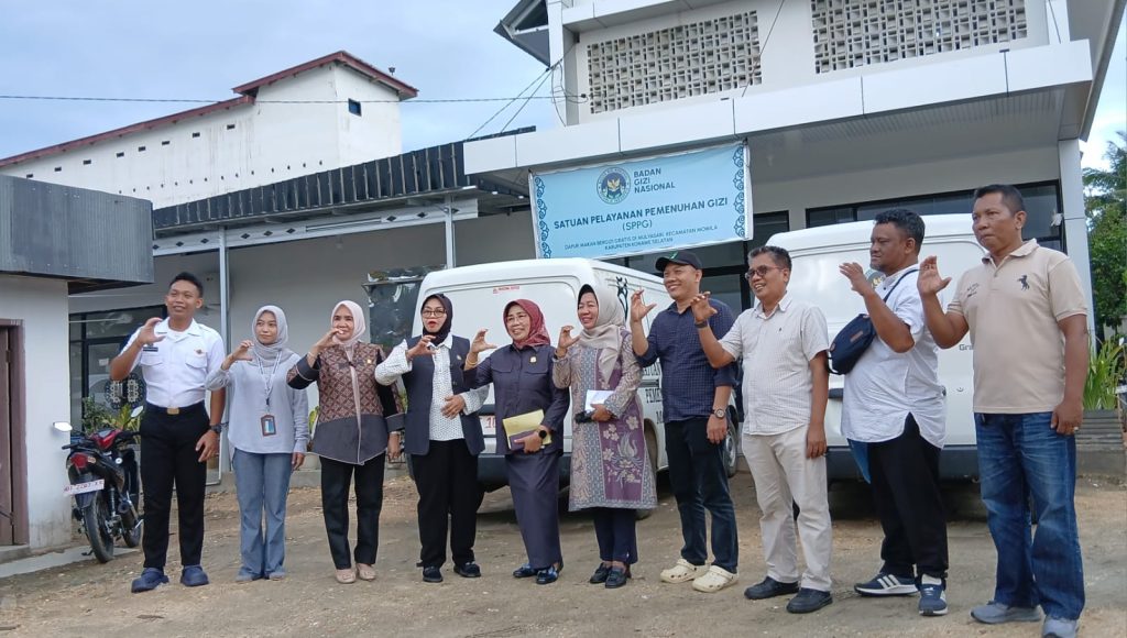 Anggota DPRD Sultra, Harmawati Kunjungan ke Dapur MBG Mowila