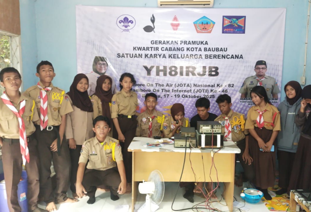 Saka Kencana Baubau Hidupkan Semangat “A World Shaped by Youth” di Ajang JOTA-JOTI 2025