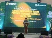 Rakerwil II Kemenag Sultra, Menteri Agama Soroti Tantangan Teologi dan Nasionalisme