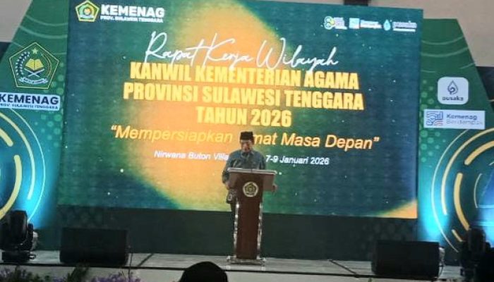 Rakerwil II Kemenag Sultra, Menteri Agama Soroti Tantangan Teologi dan Nasionalisme