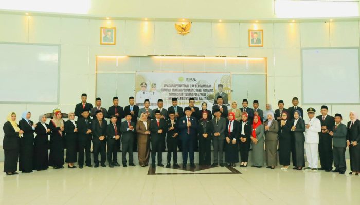 Pelantikan 87 Pejabat Jadi Tonggak Efisiensi Birokrasi Pemkot Baubau.