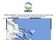 Buton Utara Diguncang Gempa Tektonik Akibat Sesar Aktif