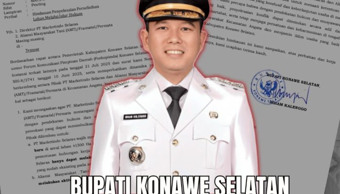 WALHI Sultra: Bupati Konawe Selatan Gagal Total