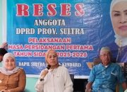 Serap Aspirasi, Isyatin Syam Sisir Tiga Kelurahan di Kendari saat Reses