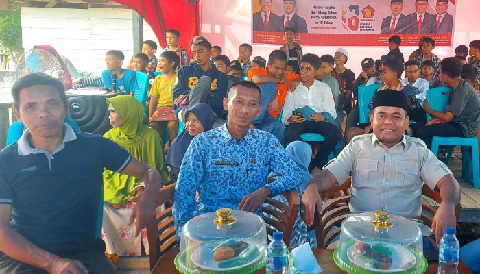 Peringati HUT Gerindra ke-18, La Isra Gelar Sunatan Massal Bagi Warga Kurang Mampu di Muna