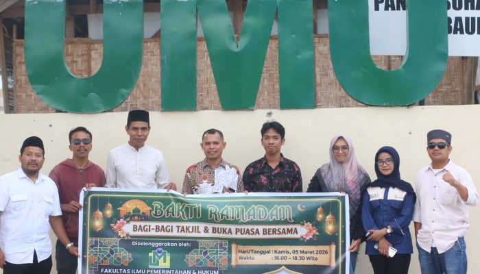 Perkuat Solidaritas Ramadan, FIPH UMU Buton Berbagi Takjil untuk Masyarakat