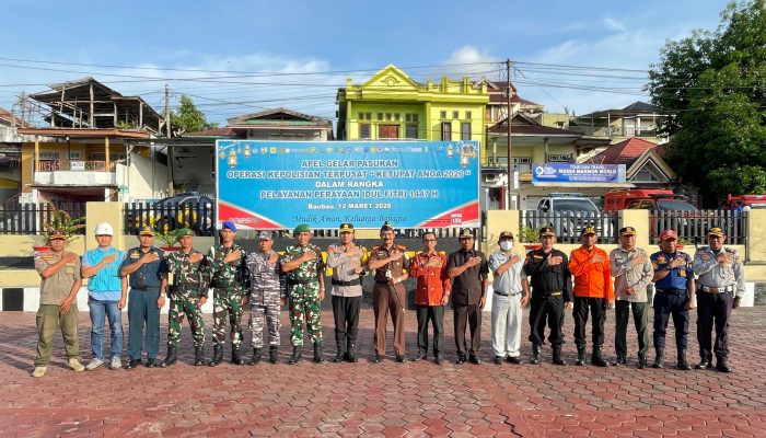 10 posko disiagakan Polres Baubau dalam Operasi Ketupat Anoa 2026