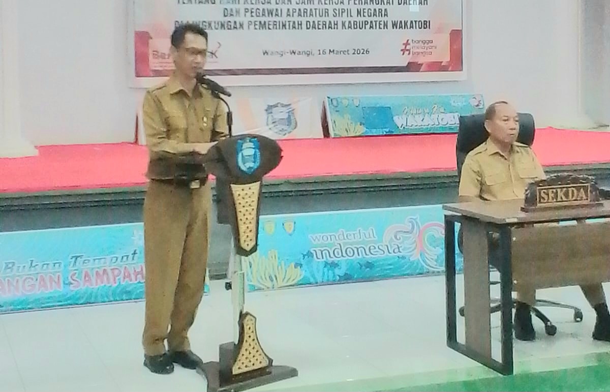 Mulai 1 April, ASN Wakatobi Terapkan 4 Hari Kantor dan 1 Hari WFH