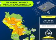 Prakiraan Cuaca Wilayah Sultra (17 Mei 2026)