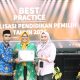 KPU Wakatobi Terima Penghargaan Best Practice Peringkat Pertama