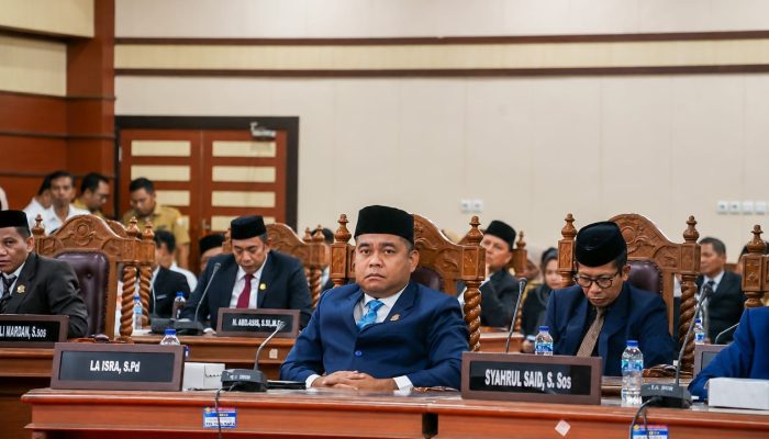 Ketua Komisi I DPRD Apresiasi Opini WTP Pemprov Sultra