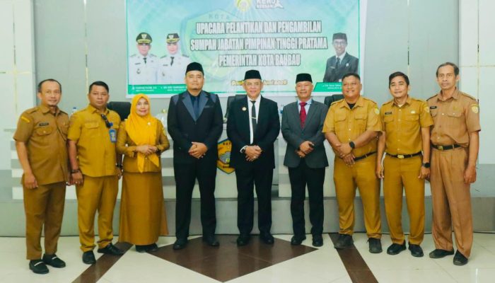 Yusran Fahim Lantik Tiga Kepala Dinas, Dorong Birokrasi yang Efektif dan Adaptif