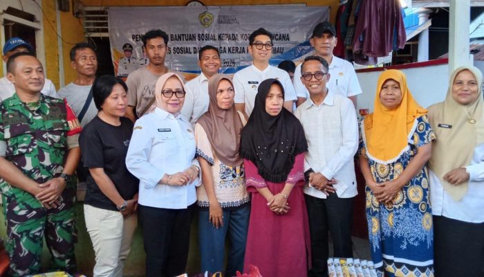 Pemkot Baubau Gerak Cepat Salurkan Bantuan Korban Kebakaran di Batulo