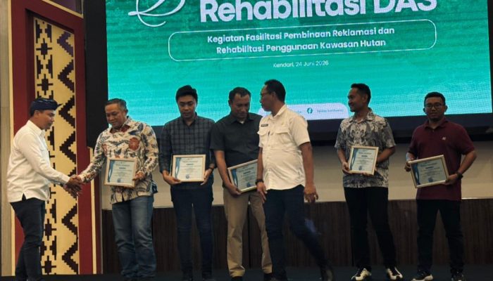 PT SCM Konawe Raih Penghargaan Tertinggi dalam Rehabilitasi Daerah Aliran Sungai di Sultra