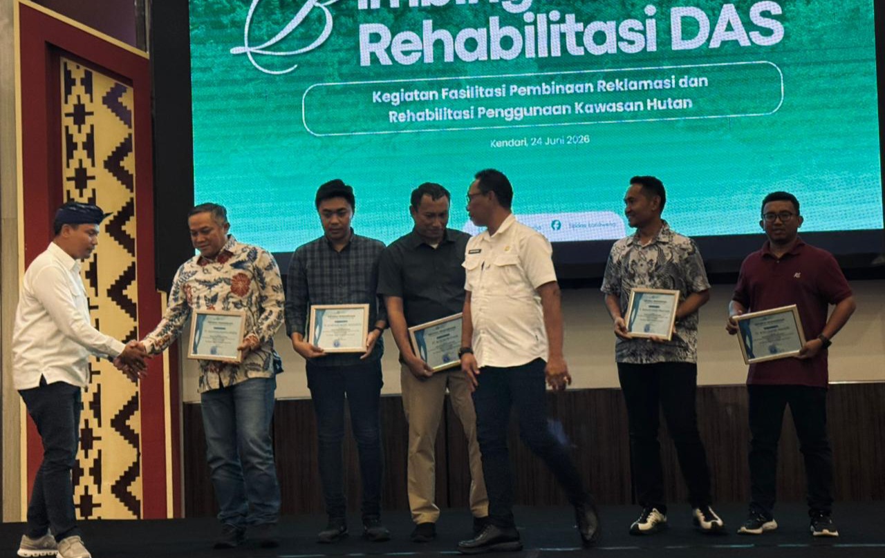 PT SCM Konawe Raih Penghargaan Tertinggi dalam Rehabilitasi Daerah Aliran Sungai di Sultra