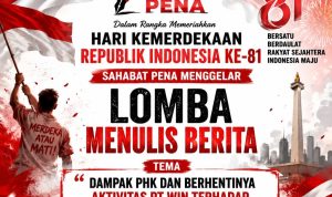 Angkat Dampak PHK, Sahabat Pena Gelar Lomba Angkat Dampak PHK, Sahabat Pena Gelar Lomba