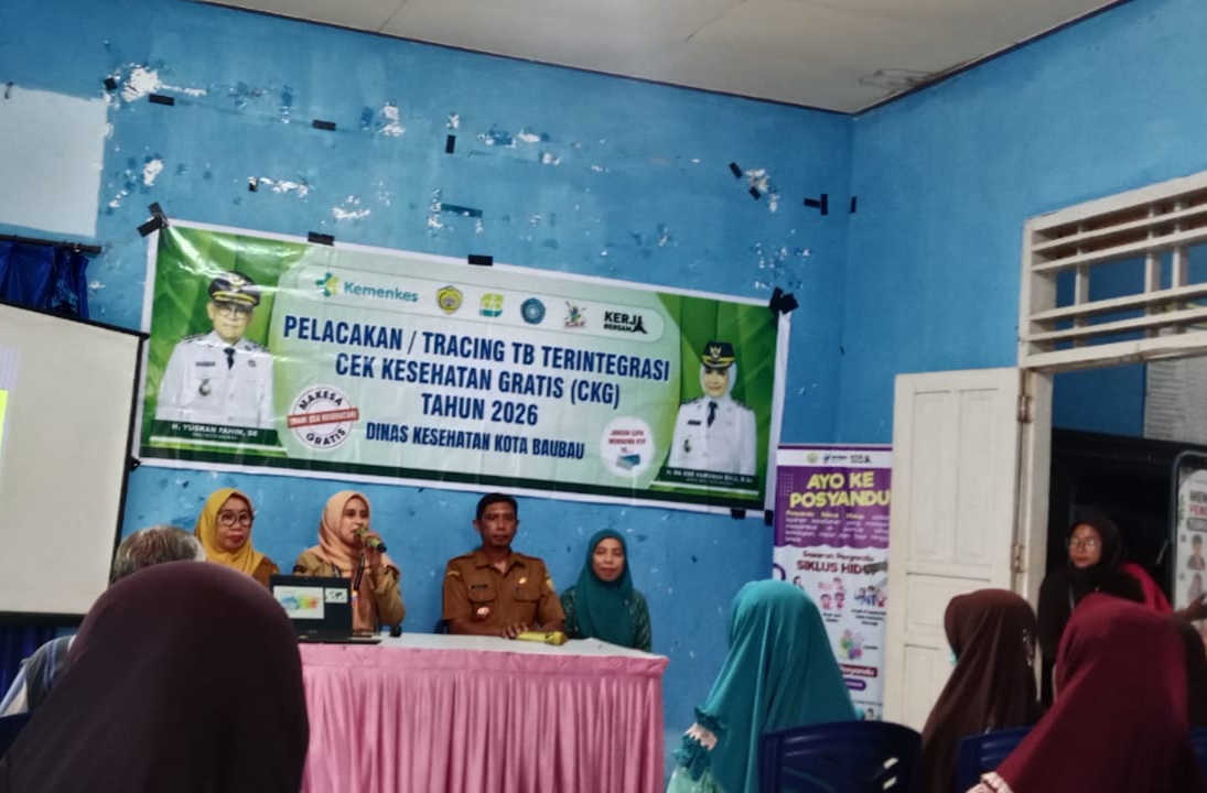 Putus Rantai Penularan TBC, Dinkes Baubau Sasar Warga Lewat Tracing dan CKG