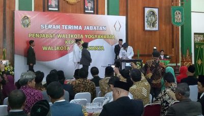 Komunitas Motor Pitung Yogyakarta Kawal Sertijab Walikota Wawali Terpilih