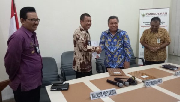 Ombudsman Serahkan Saran Perparkiran Kepada Pemkot Yogyakarta