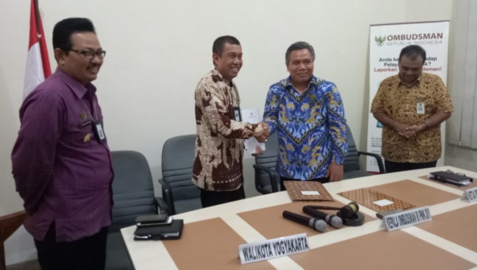 Ombudsman Serahkan Saran Perparkiran Kepada Pemkot Yogyakarta