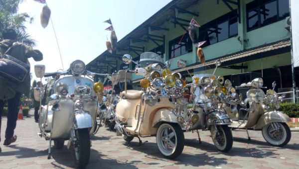 Soul Brother Asal Jakarta Tampilkan Modifikasi Vespa Popular di Inggris