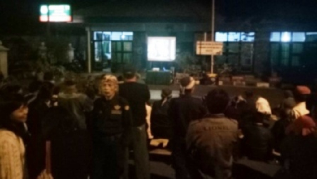Koramil Keraton Gelar Nobar Film Gerakan 30 September di Markas