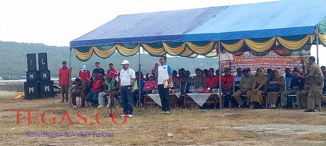 Wakil Bupati Buteng Resmi Buka Pertandingan Olahraga Tradisional Dalam Rangka Meriahkan TMMD ke 103