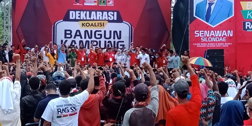 Lautan Manusia Penuhi Kampung Deklarasi RAG-SS Konsel